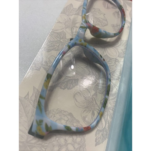 The Pioneer Woman "Vintage Floral" Blue Light Screen Protection Glasses W/ Case - Picture 2 of 7